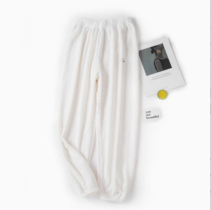 Pantalones polares cómodos mujer corte deportivo