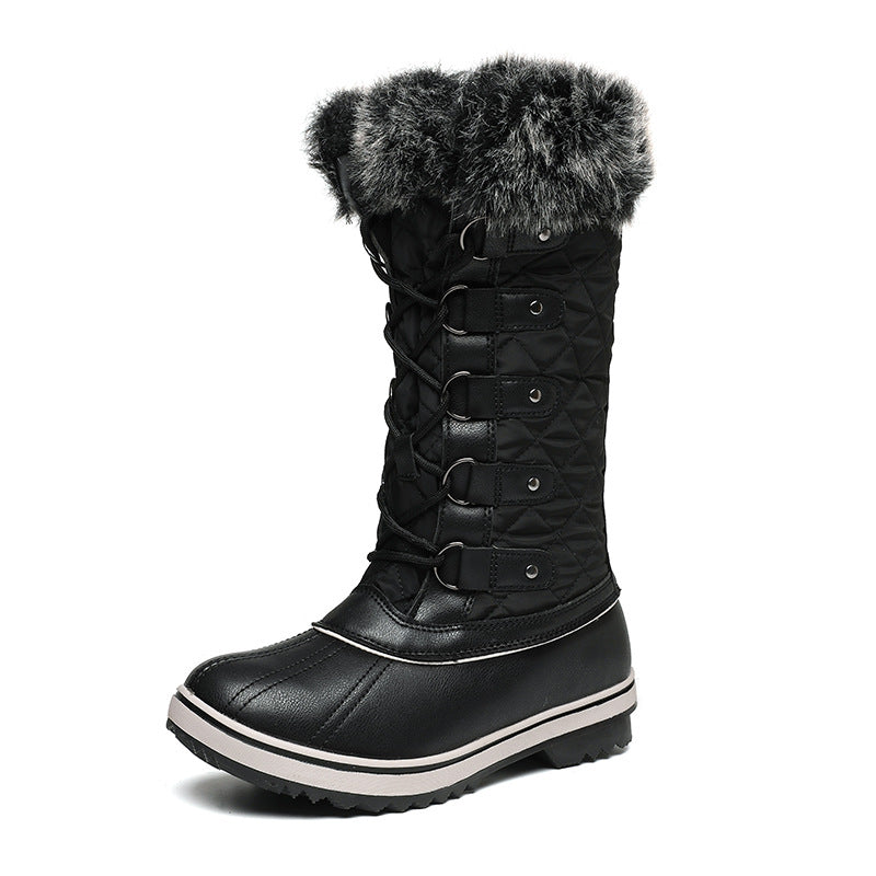 Botas Mujer Caña Alta Cómodas con Cordones