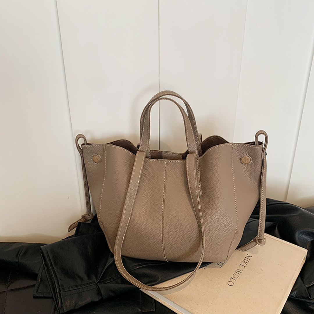 Bolso Bandolera Mujer Estilo Clásico Negro