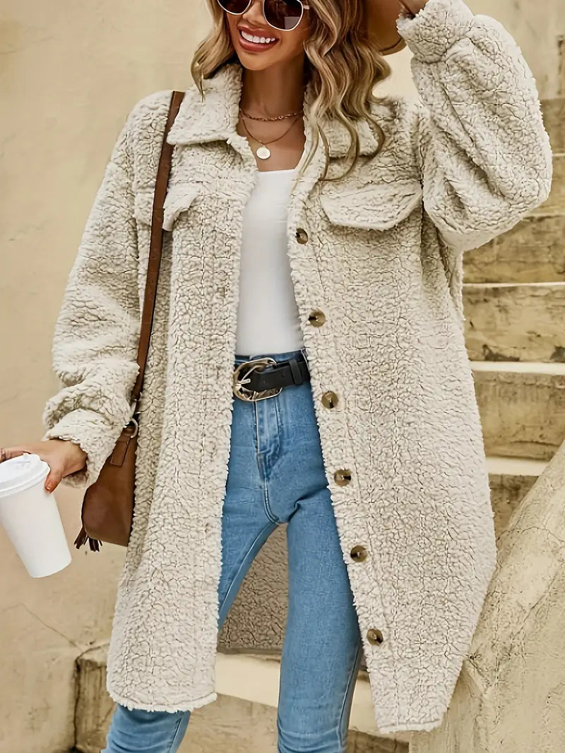 Chaqueta de punto suave y cálida Abrigo - Vestiria