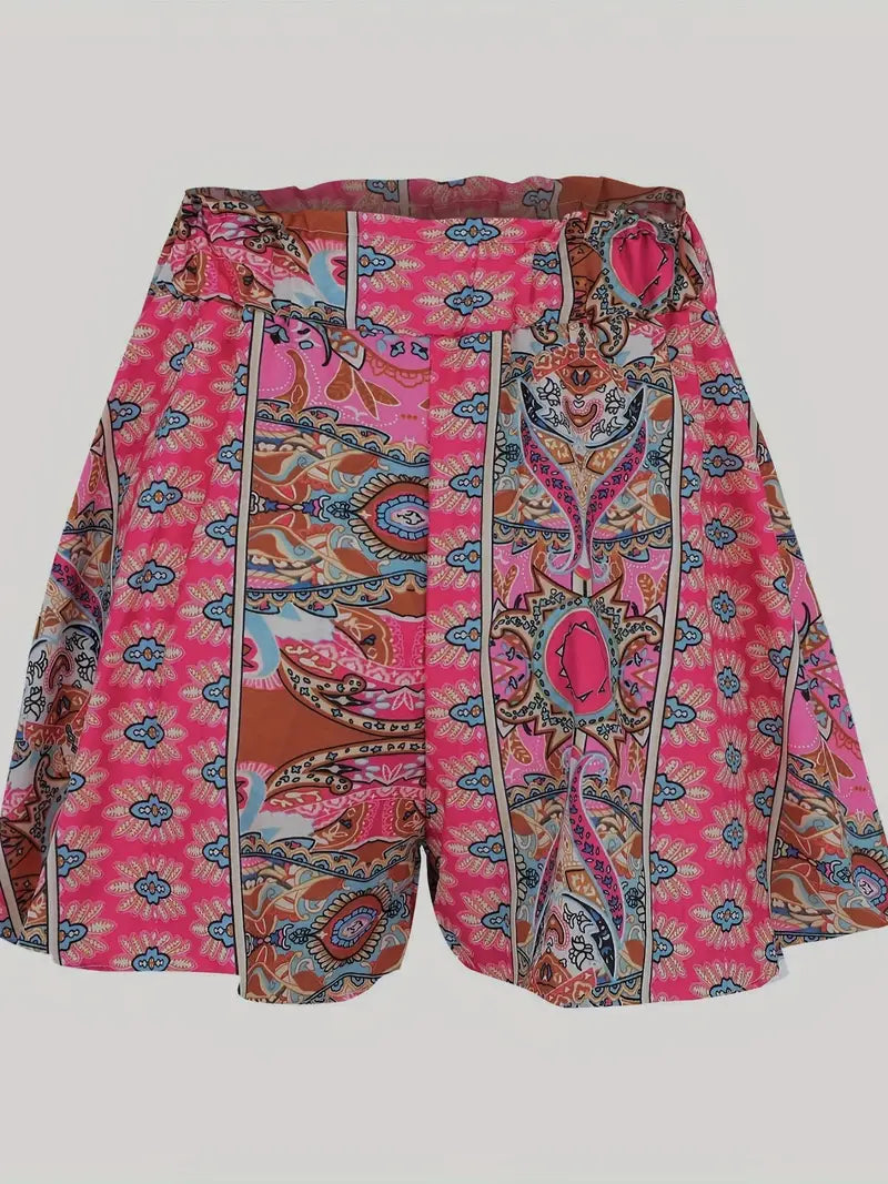 Falda Boho Corta Estilo Libre