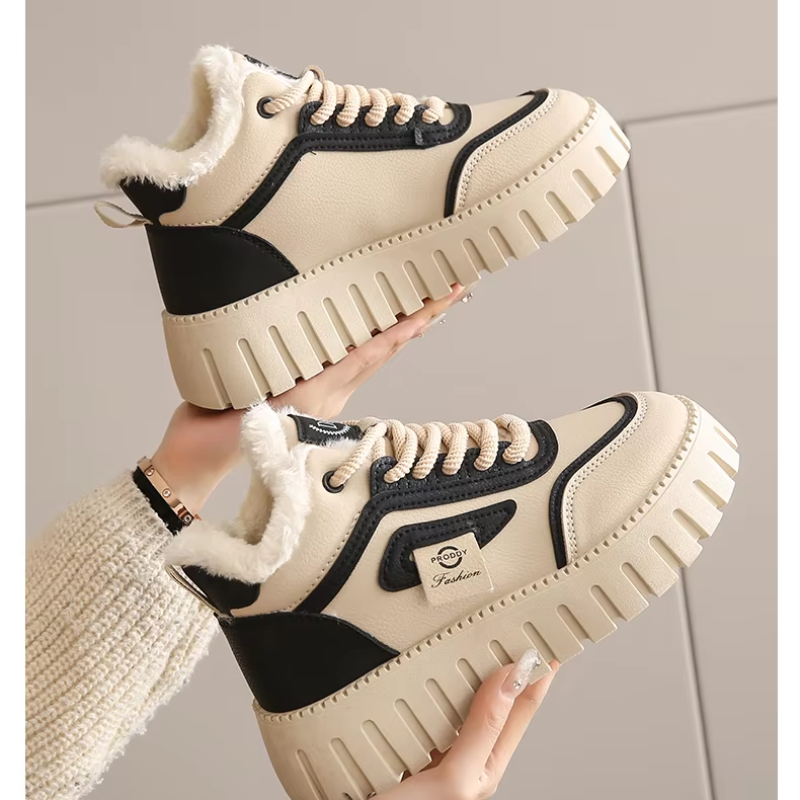 Botas Mujer Invierno Estampado Logo Elegantes