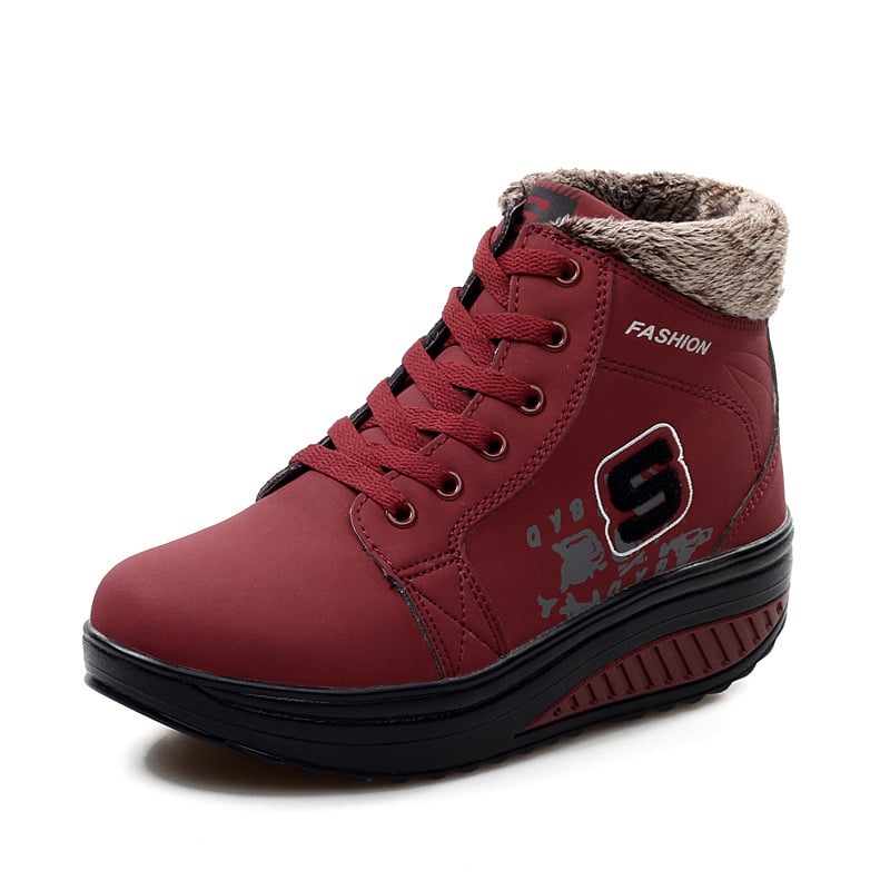Botas Mujer Interior Peludo con Tacón Alto