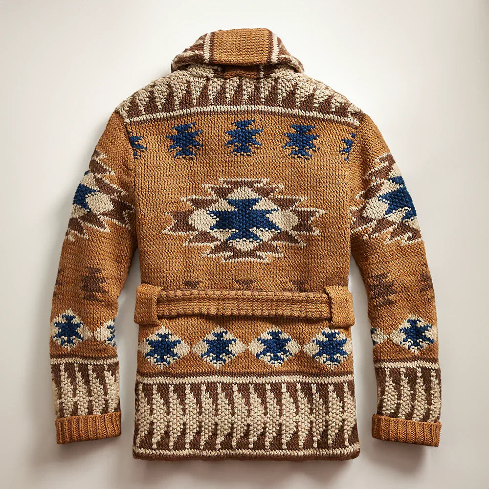 Chaquetón de punto con lazo cálido - Vestiria