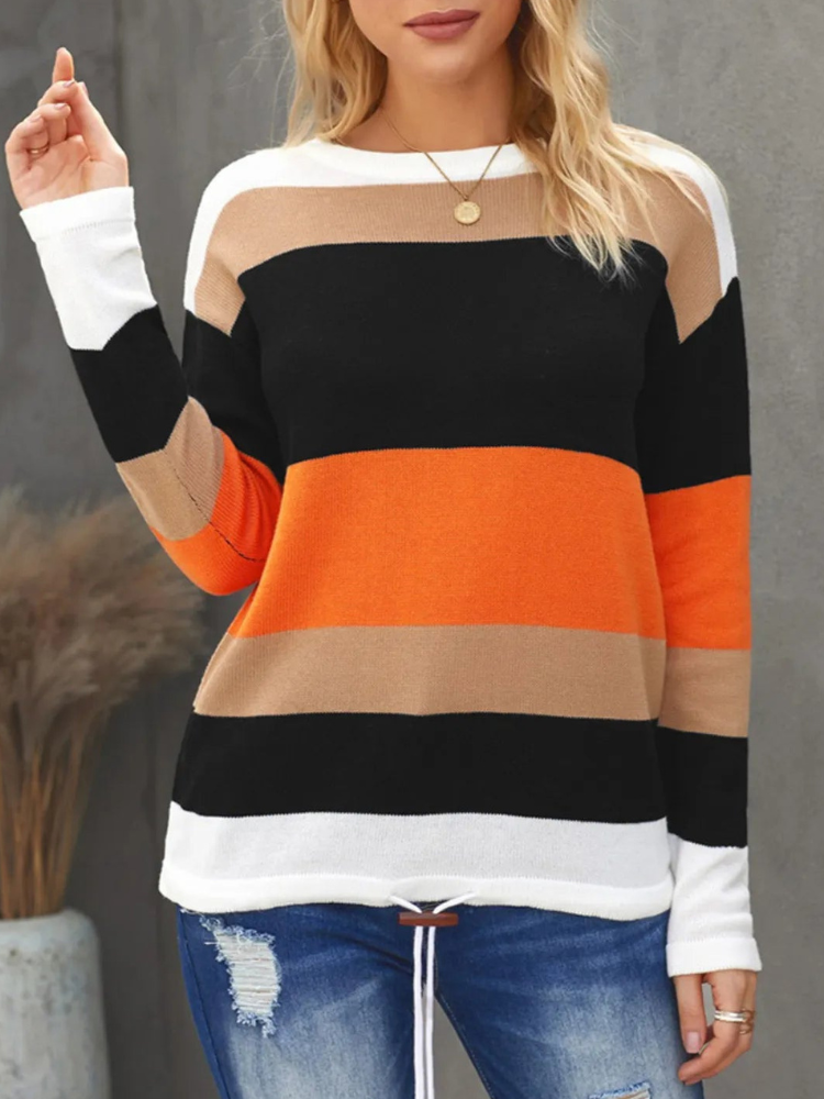 Sudadera Rayas Cómoda Manga Larga