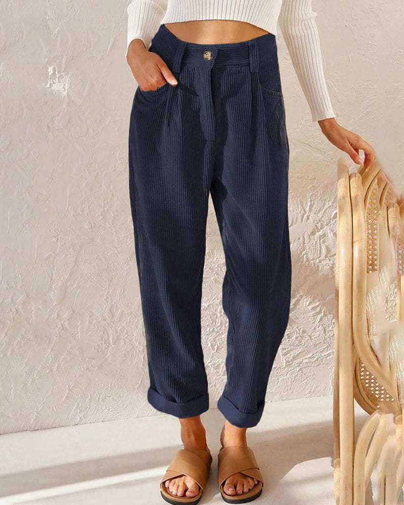 Pantalón Pana Alto Cálido