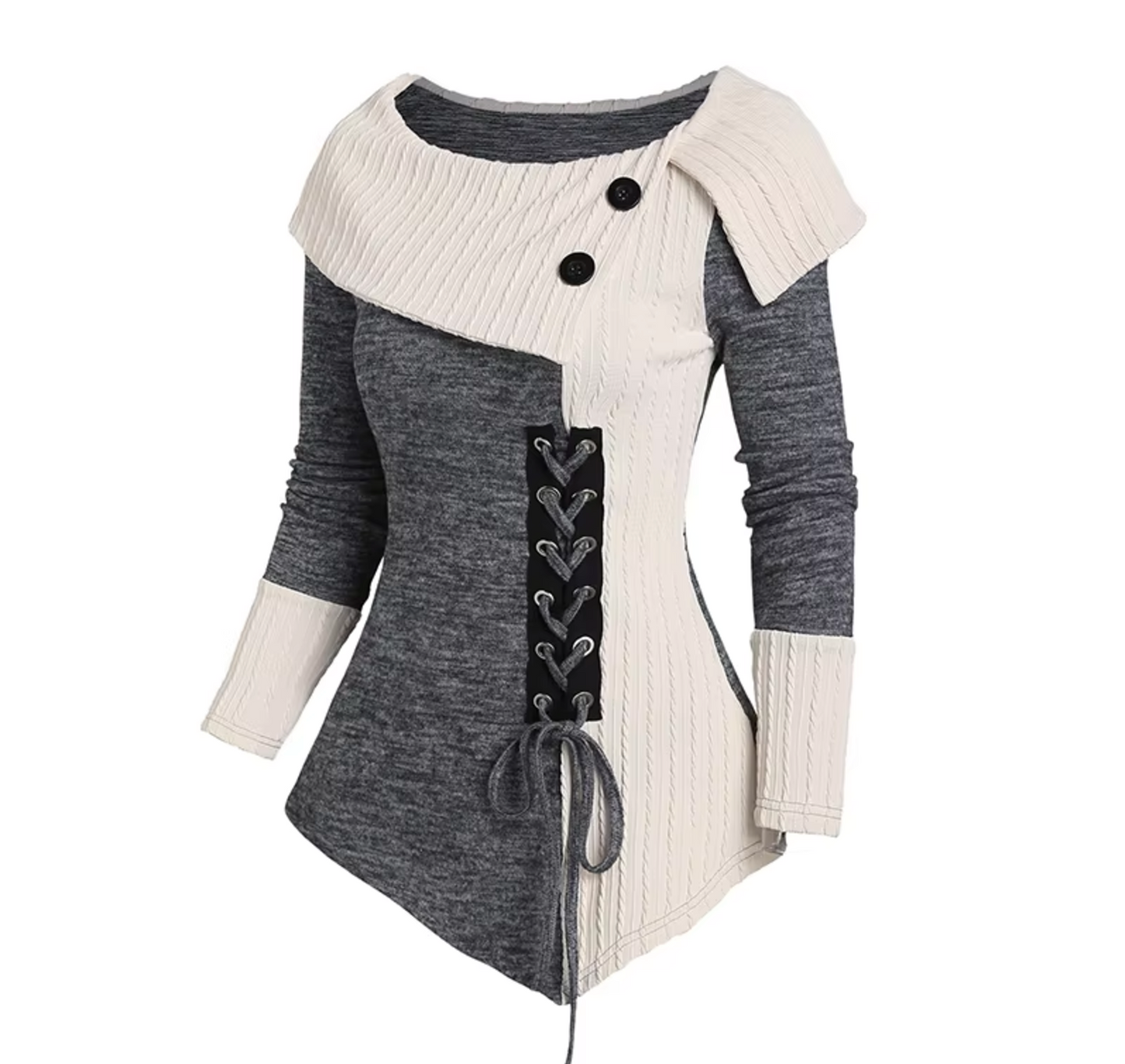 Blusa Mujer Asimétrica Estilo Elegante - Vestiria