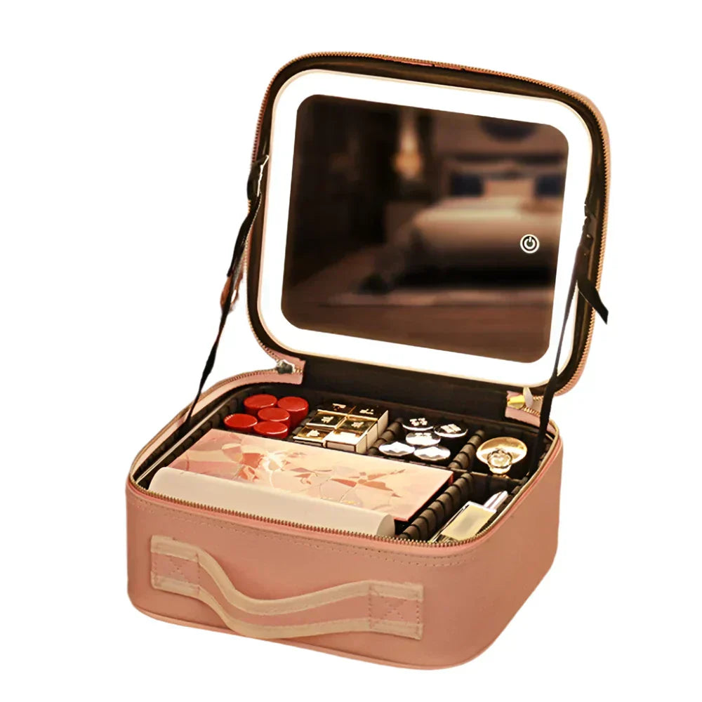 Estuche Maquillaje LED Portátil Brillante