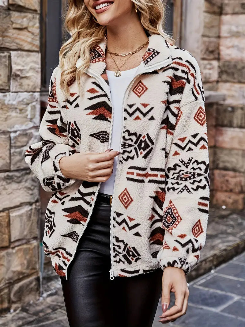 Chaqueta de punto suave con forro polar cálido - Vestiria