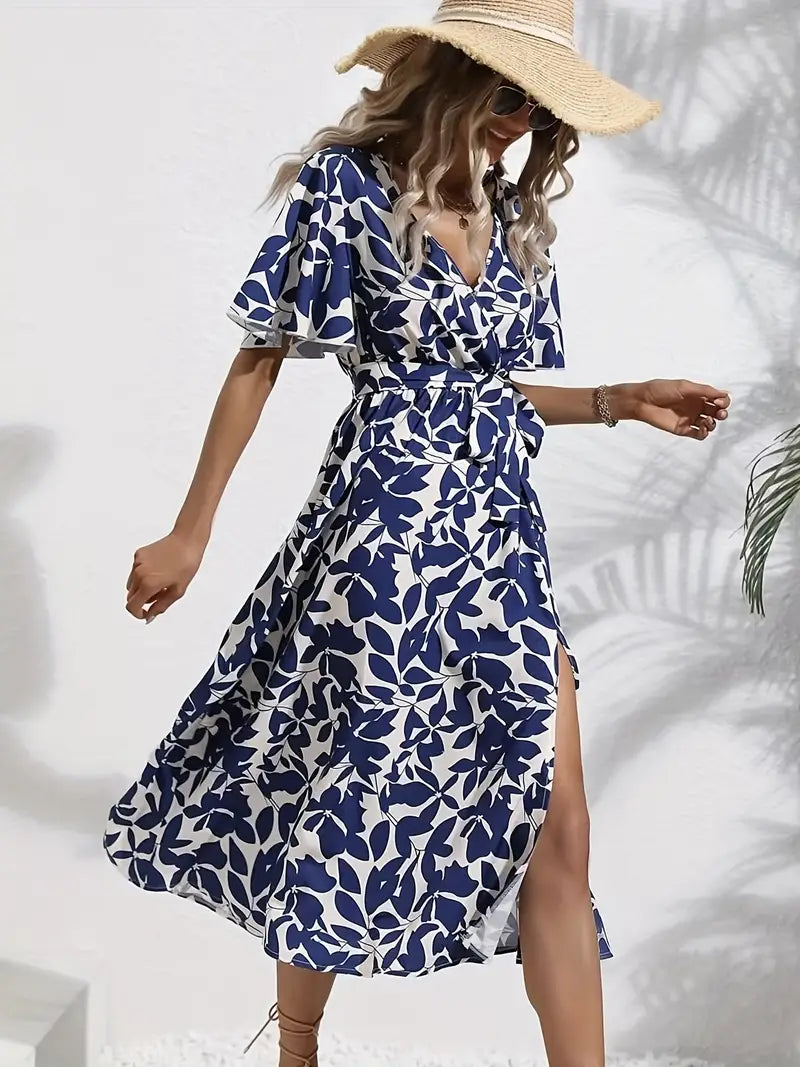 Vestido Encantador con Flores - Vestiria