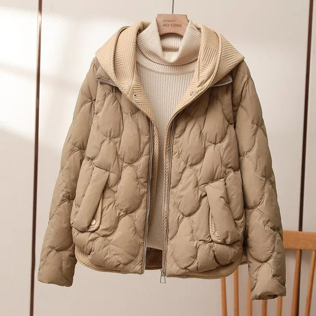 Chaqueta acolchada mujer agua impermeable