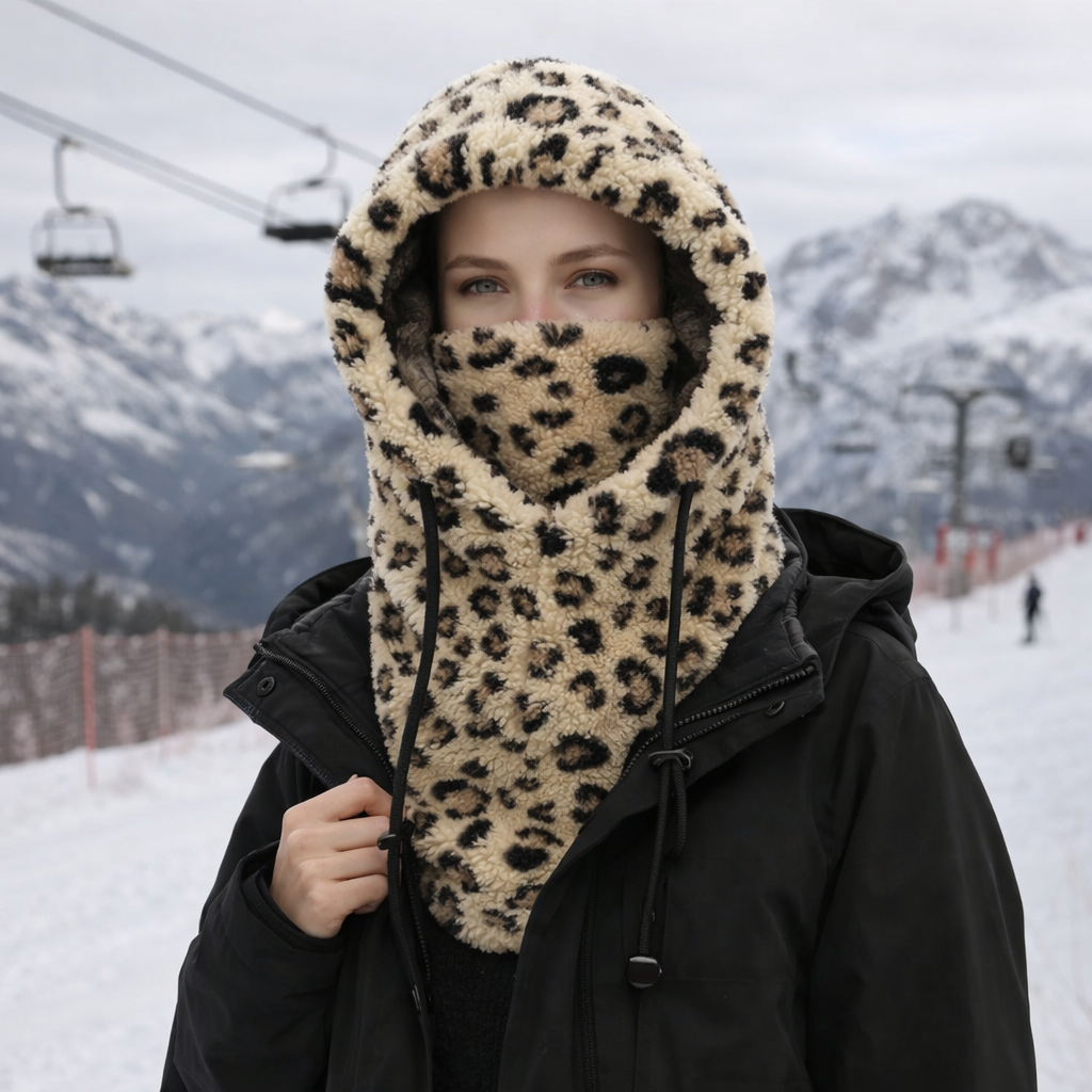 Máscara de nieve forro polar abrigadora
