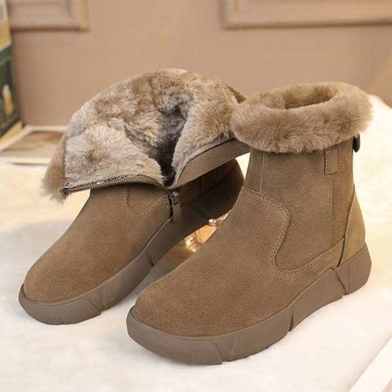 Botas Mujer Abrieles Calentitas Plataforma Baja
