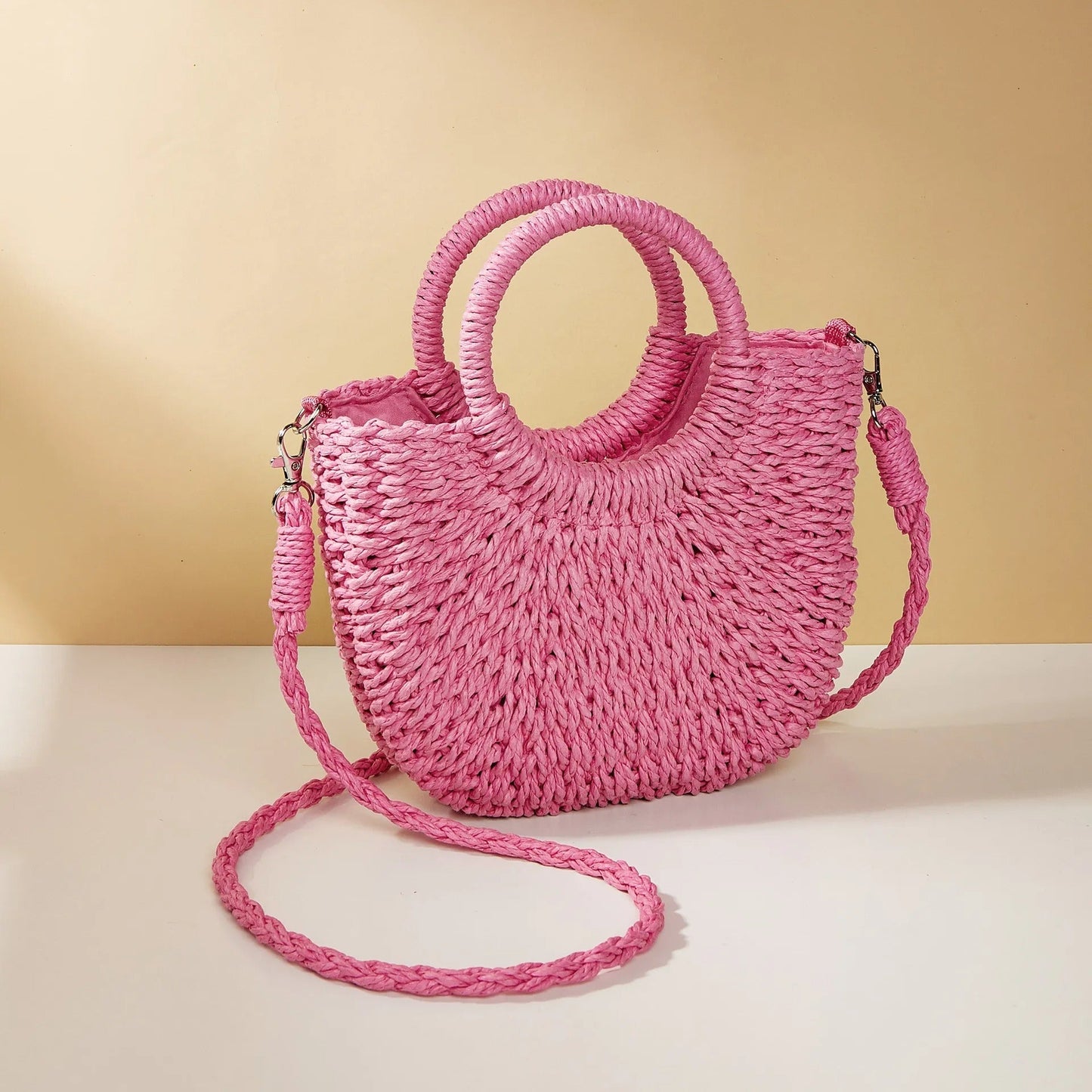 Bolso de playa mujer con asas gruesas