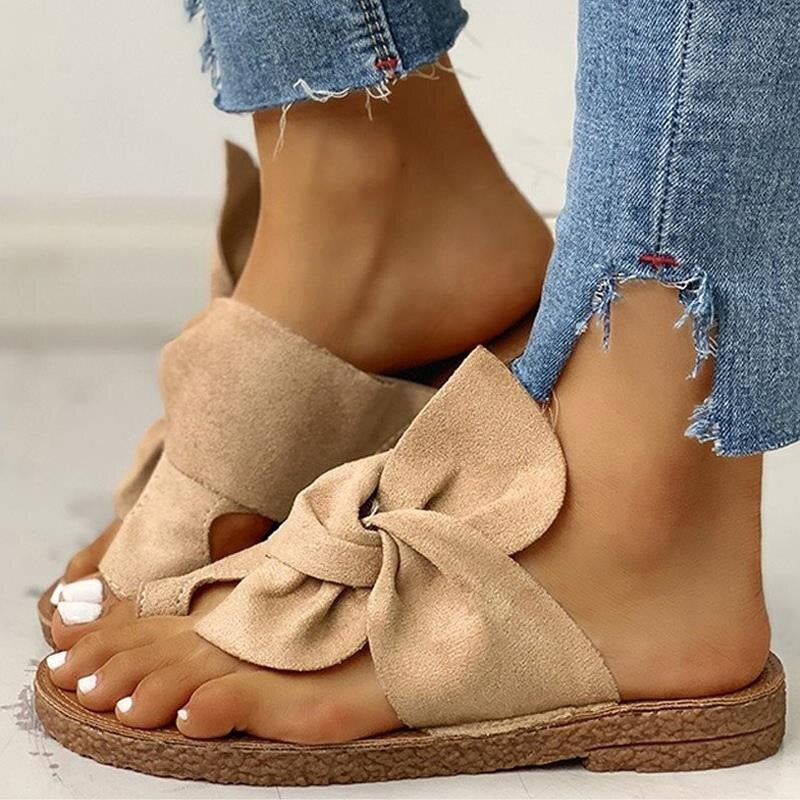 Sandalias Mujer Lazo Elegantes y Cómodas