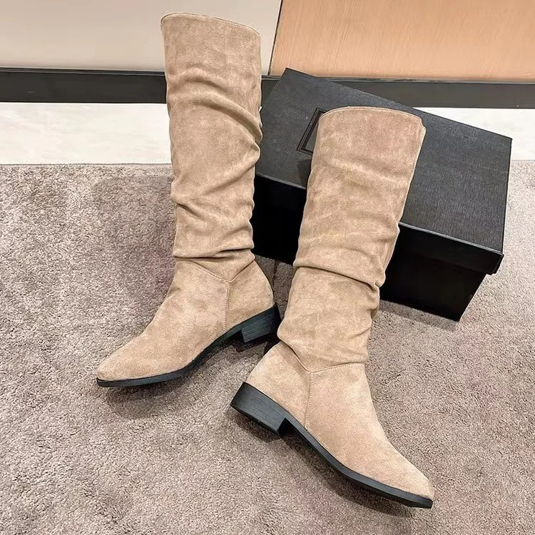 Botas Mujer Altas y Cómodas Punta Redonda