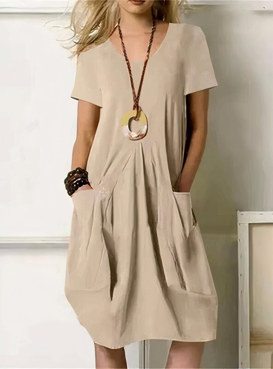 Vestido Ligero Verano Manga Corta