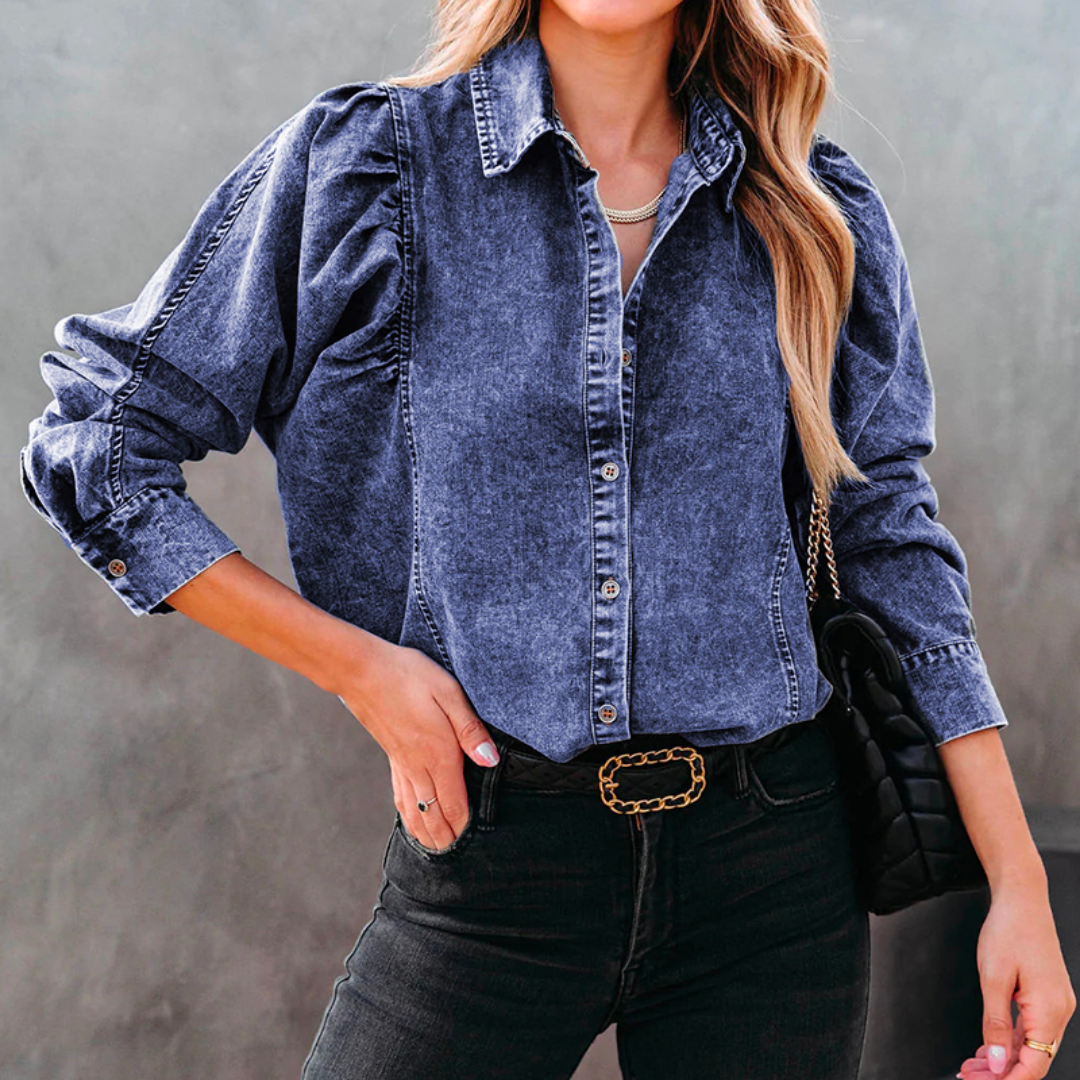 Blusa Vaquera Chic Mujer - Vestiria