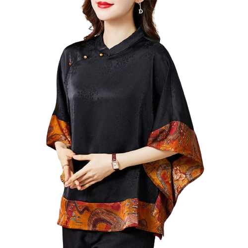 Top Ala de Murciélago Glamuroso Mujer - Vestiria