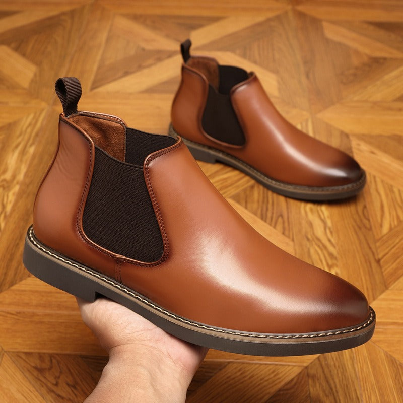 Botas Chelsea Hombre Elásticas Sintéticas Estilo Urbano