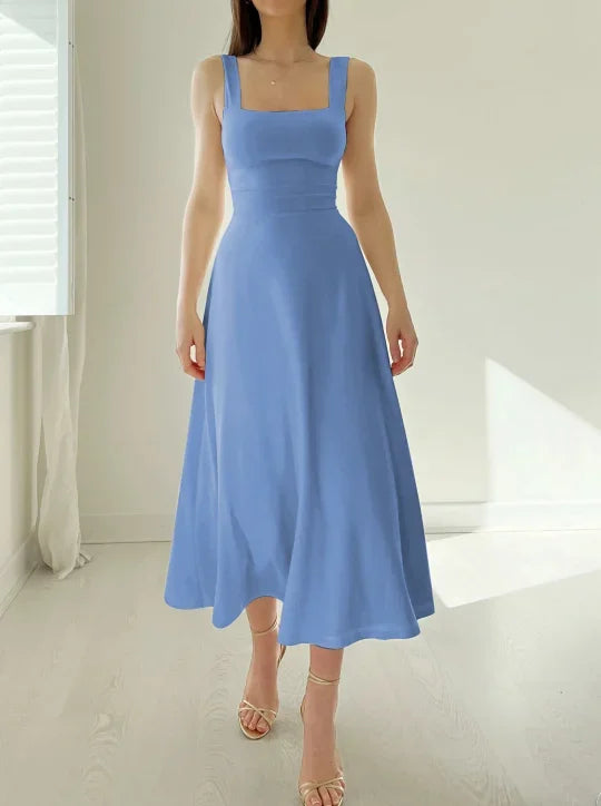 Vestido Midi Ecológico Reversible con Bolsillos