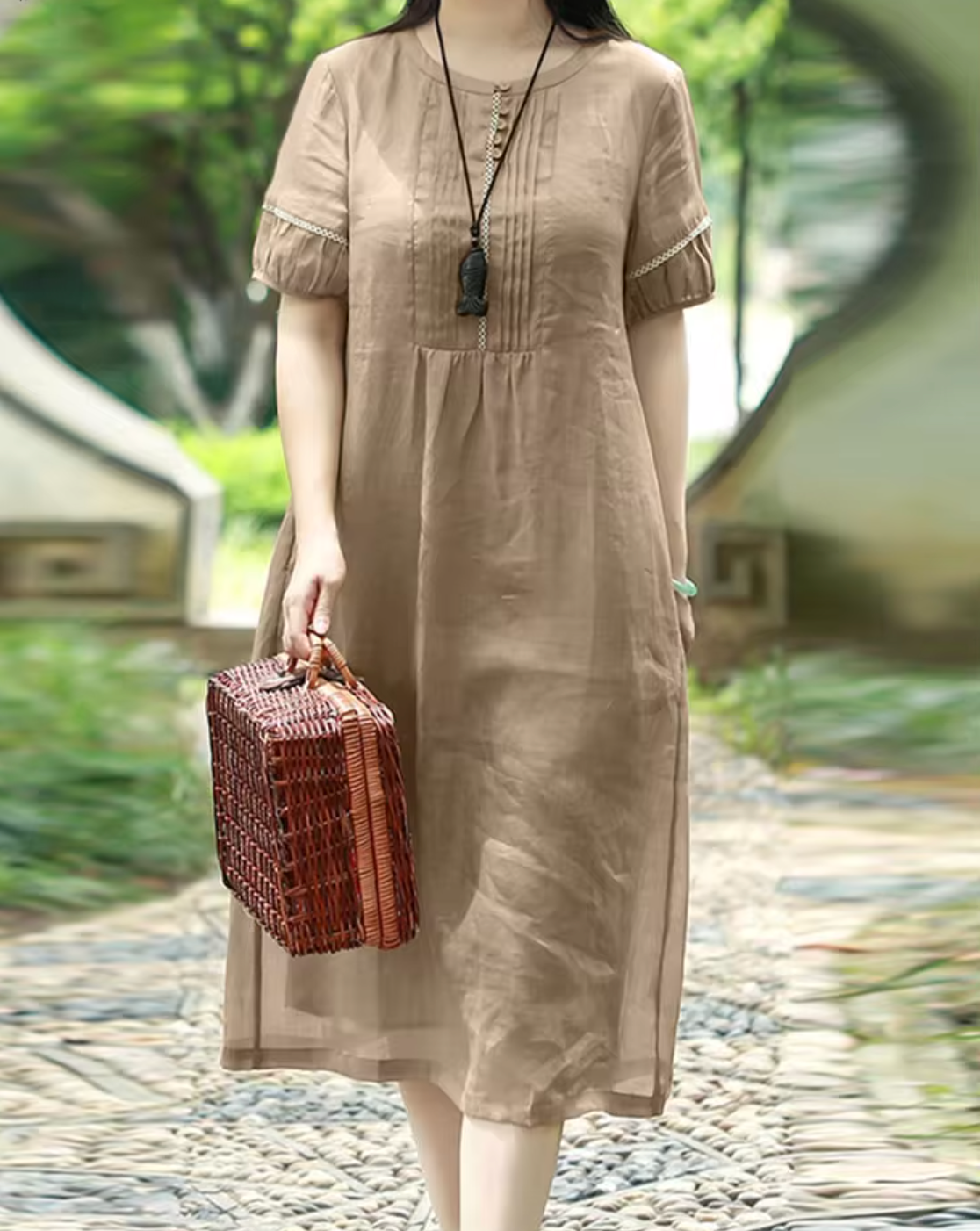 Vestido Midi Chic Mujer