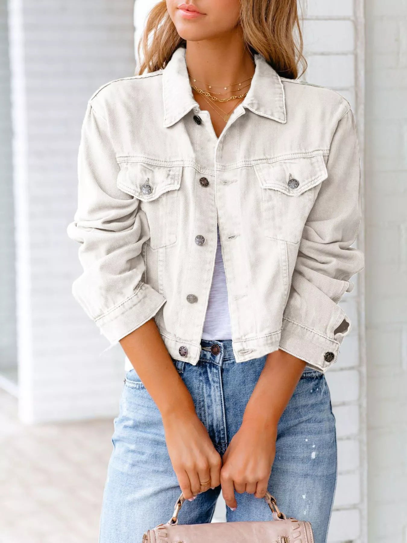 Chaquetilla Vaquera Mujer Corta Moda