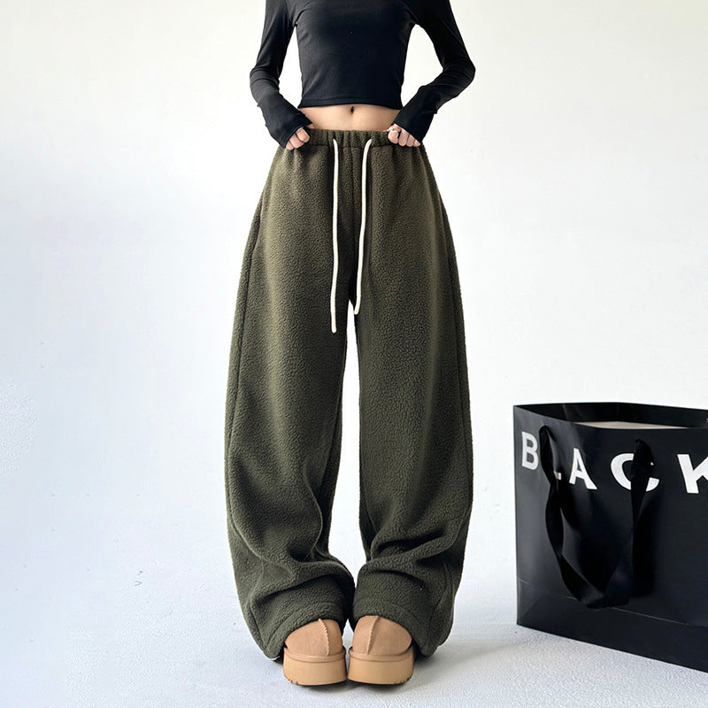 Pantalones Mujer Cómodos de Piel Sintética Suave