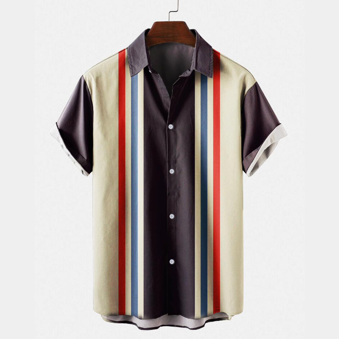 Camisa Clásica Roja Vibrante - Vestiria