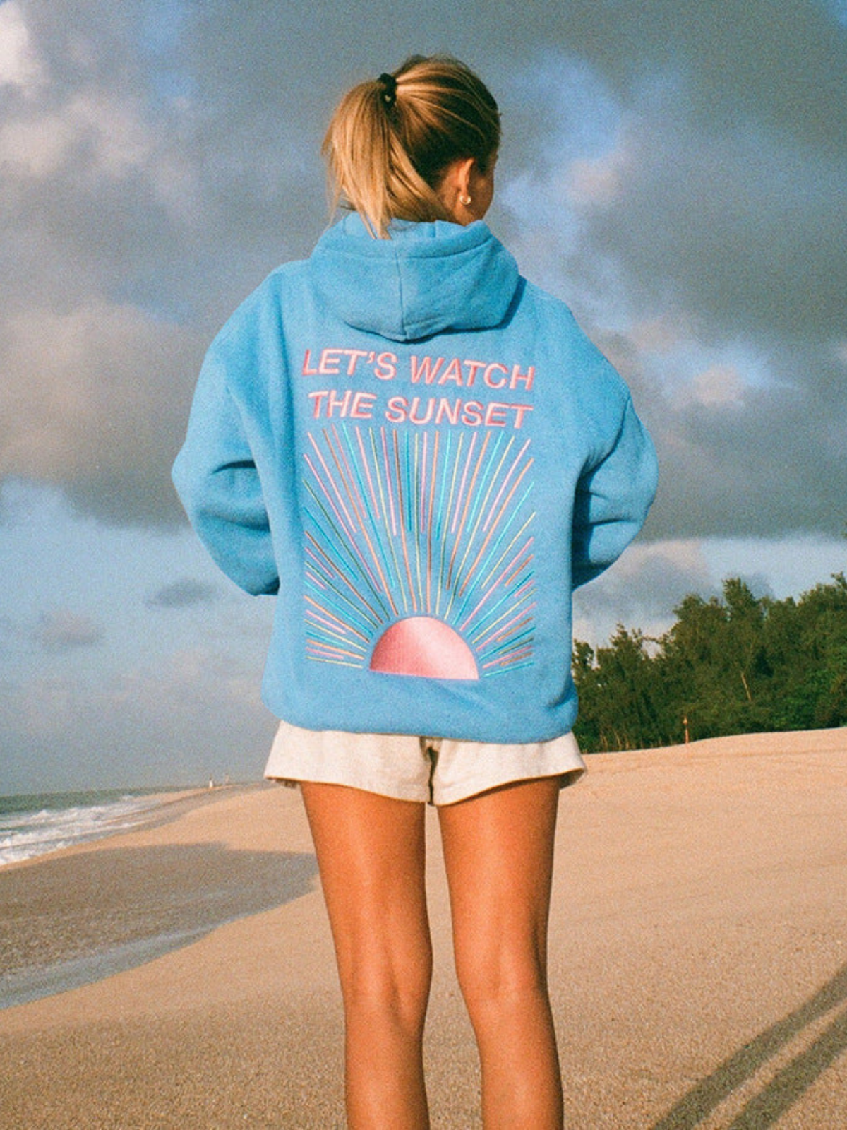 Sudadera Capucha Mujer Suave Atardecer