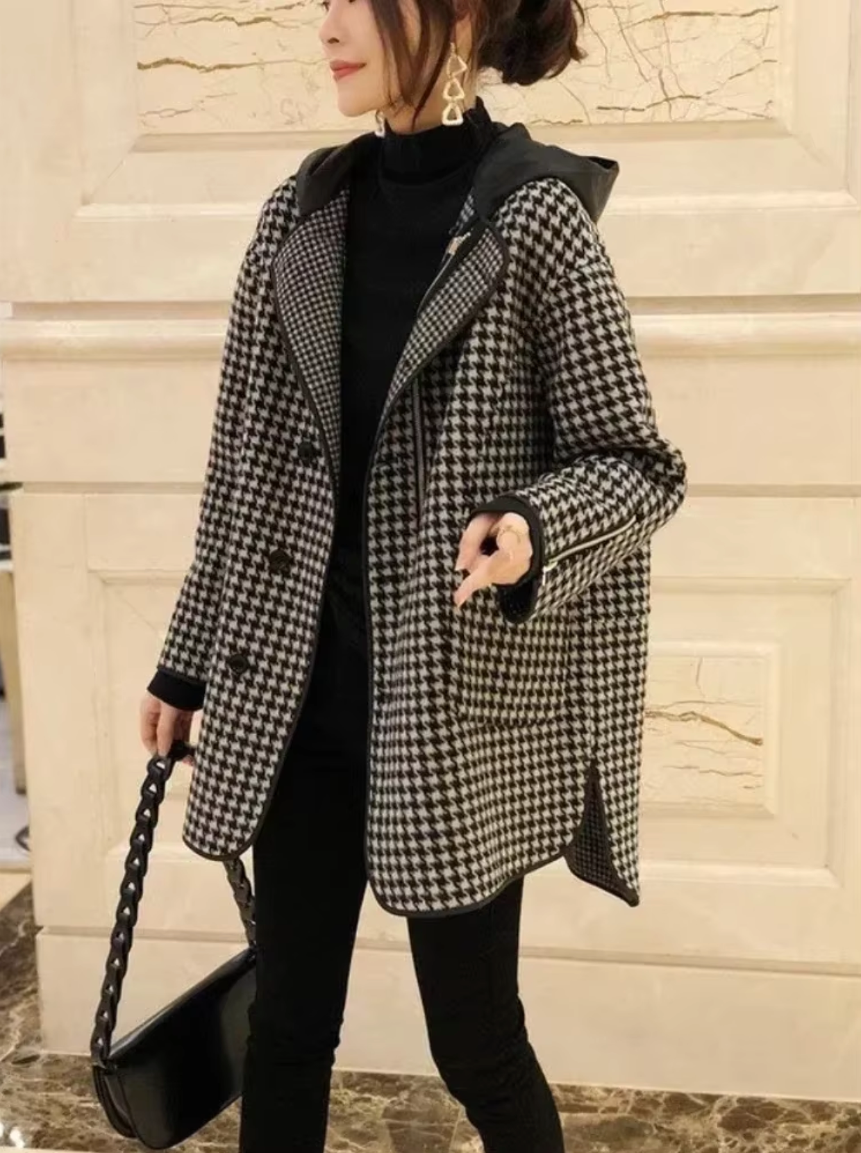 Chaqueta Capucha Cuadros Deportiva - Vestiria