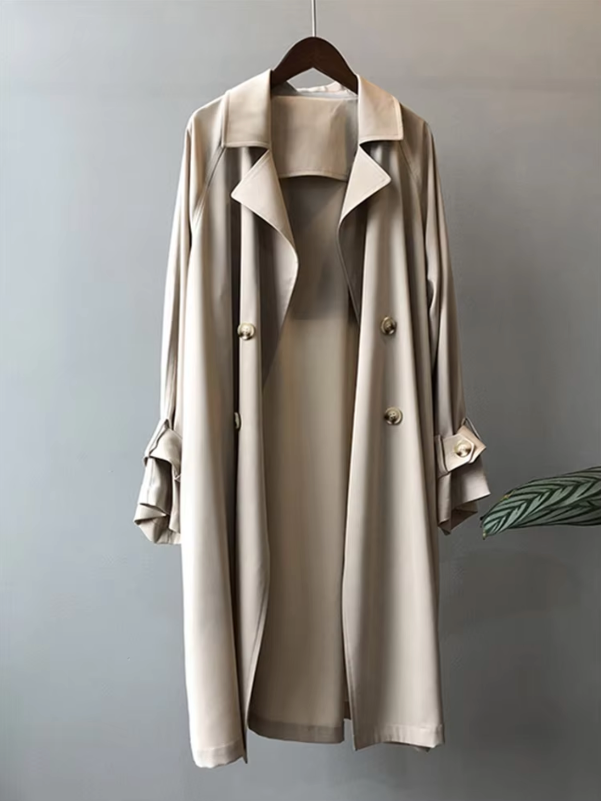 Impermeable Gabardina Mujer Medio Largo