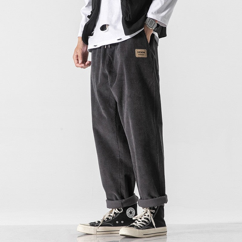 Pantalones Hombre Pana Suave y Cálido