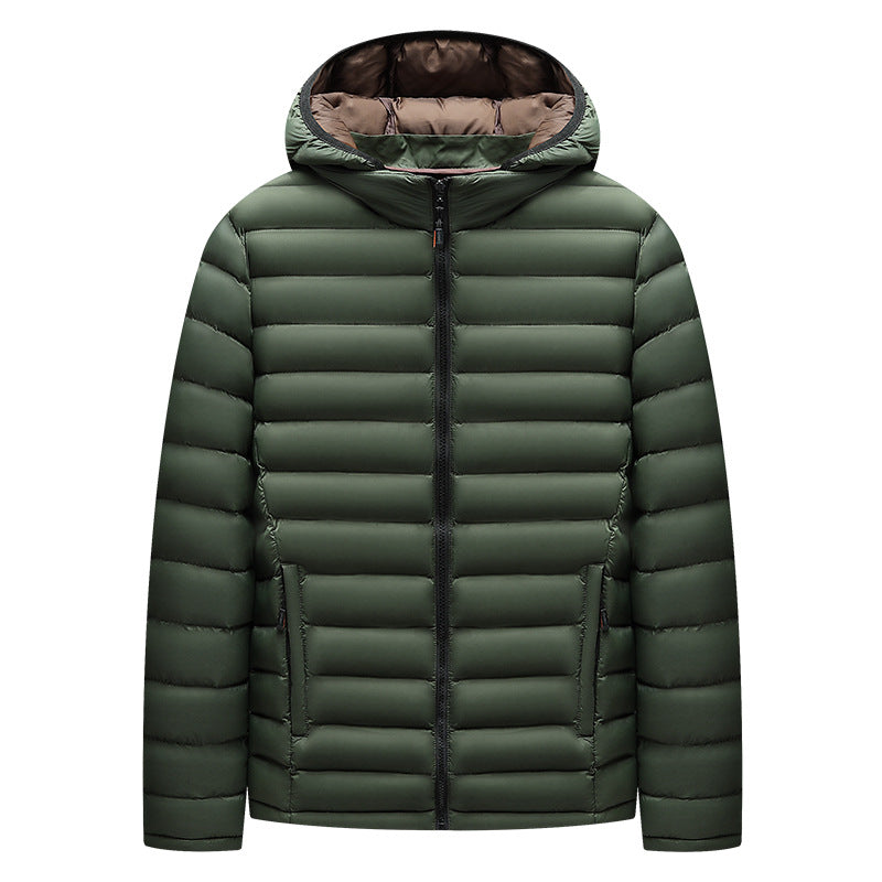 Chaqueta acolchada ligera hombre abrigo compacto