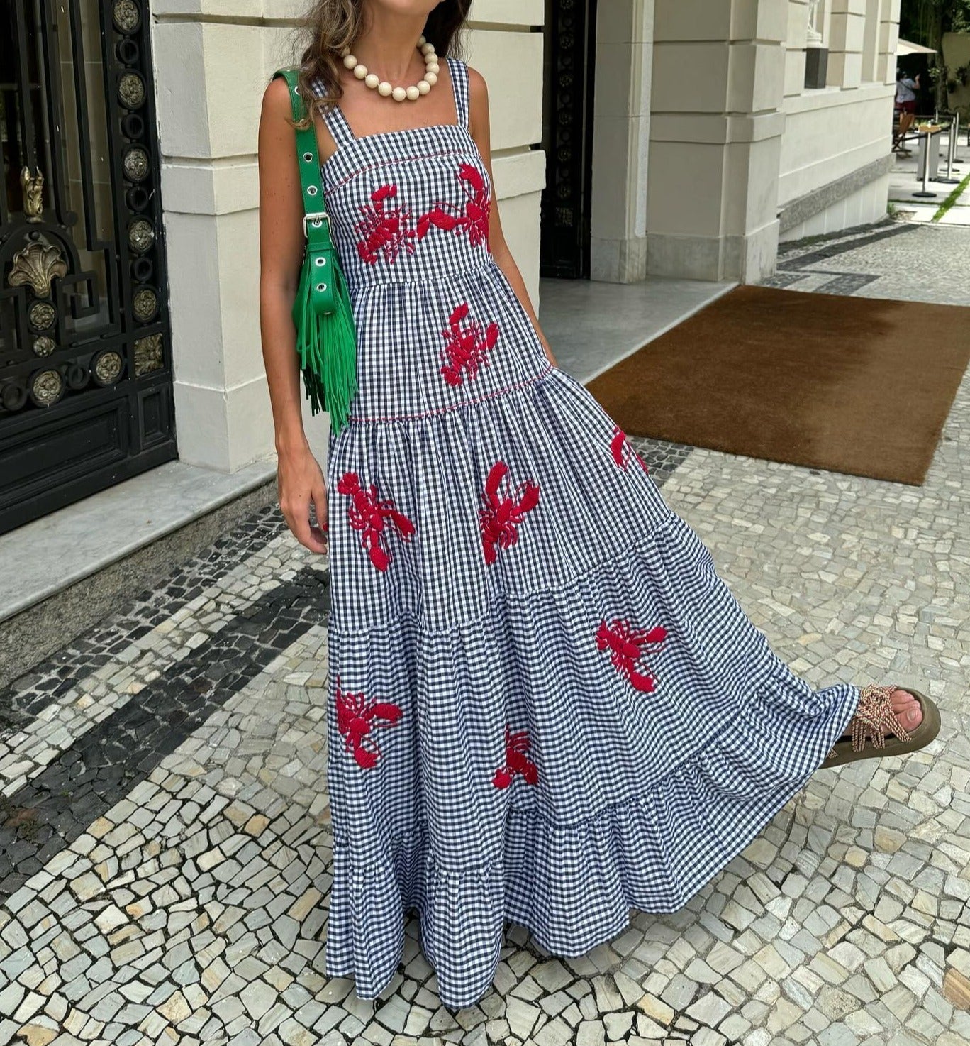 Vestido de Verano a Rayas Estilo Marino - Vestiria