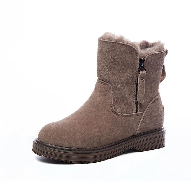 Botas Mujer Cuero Invierno Calientes