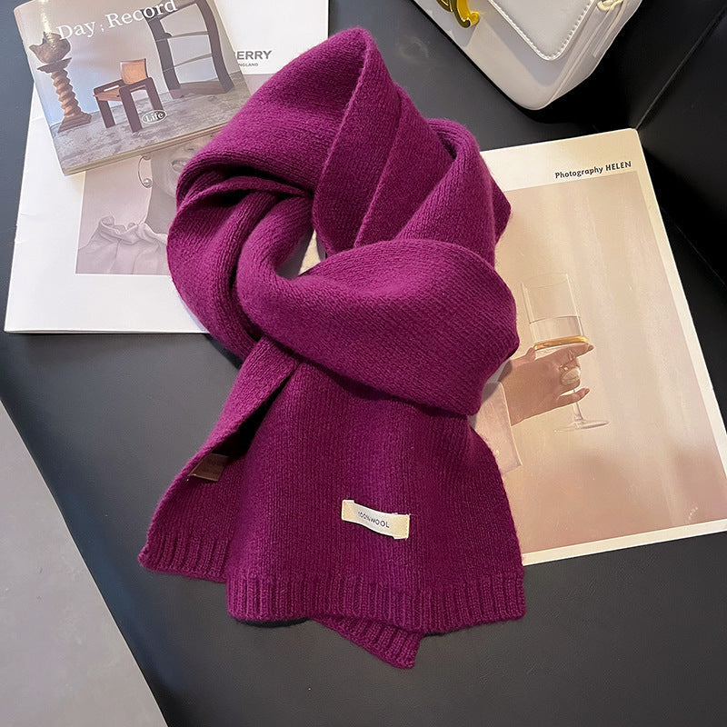 Bufanda Lana Suave Mujer Invierno