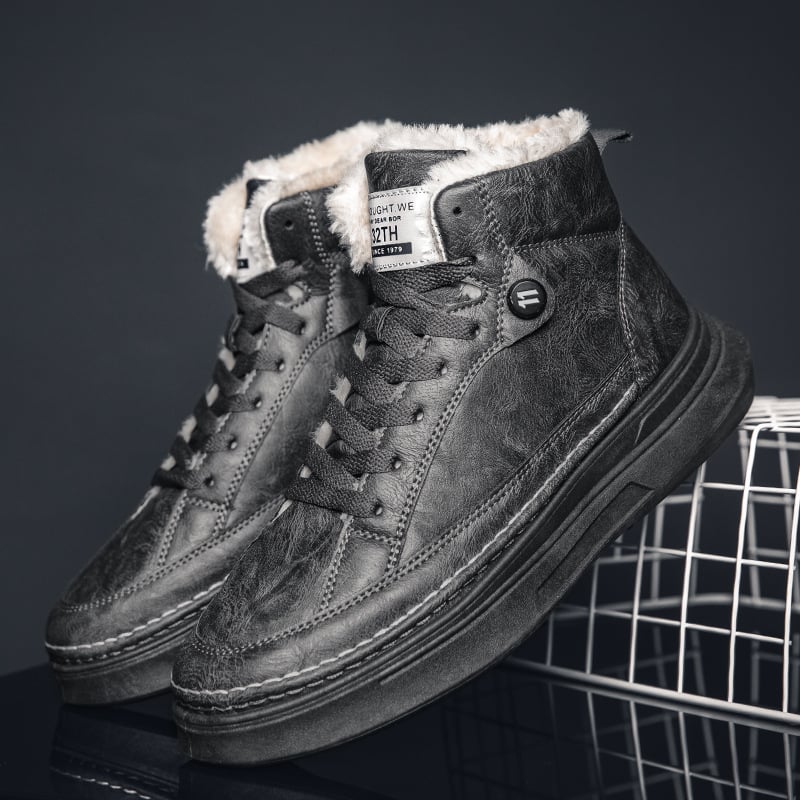 Botas de invierno hombre forro polar aislante