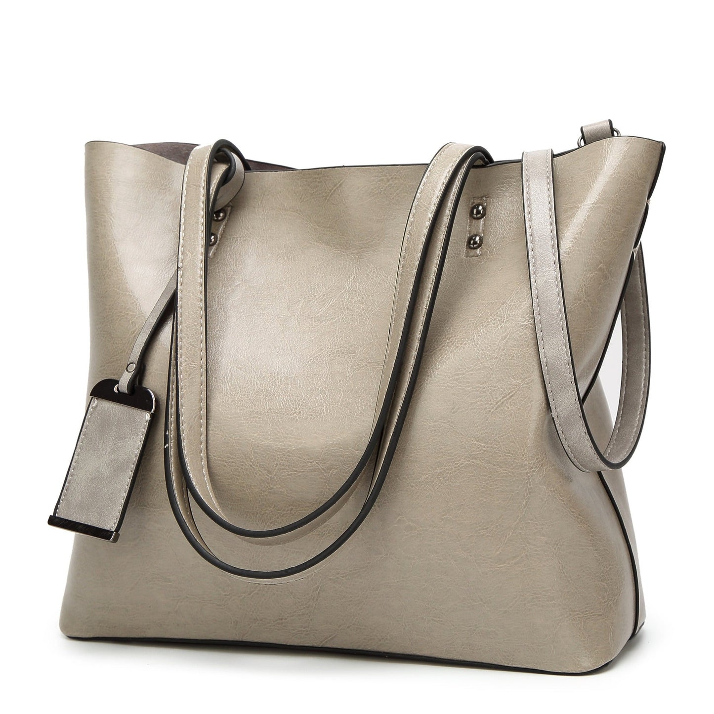 Bolso Mujer Cuero Clásico Granate