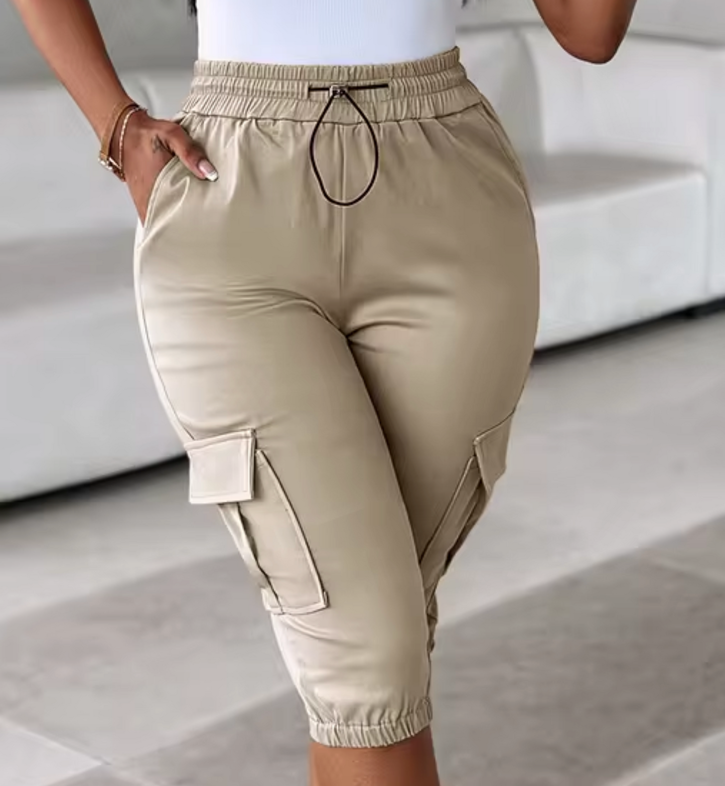 Pantalones Chinos Cortos Cargo Modernos