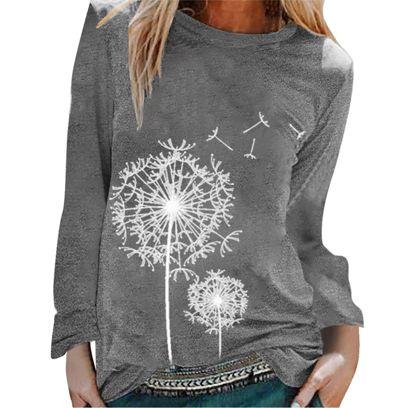 Camiseta Casual Manga Larga