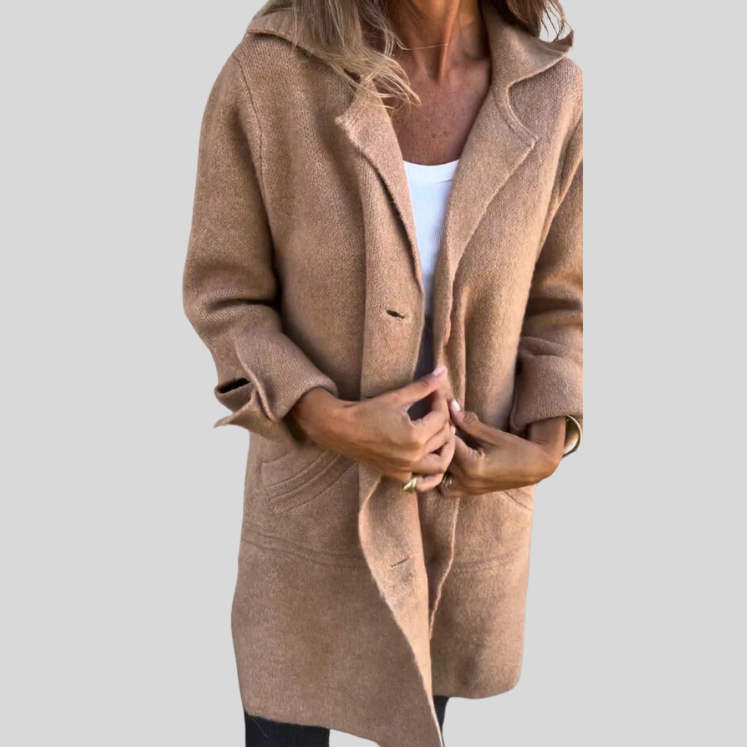 Chaquetón Invierno Mujer Abotonado Cálido