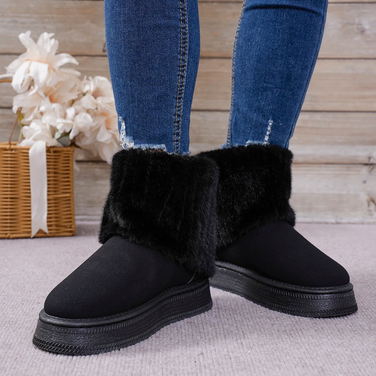 Botas Invierno Forradas Suaves y Estilosas