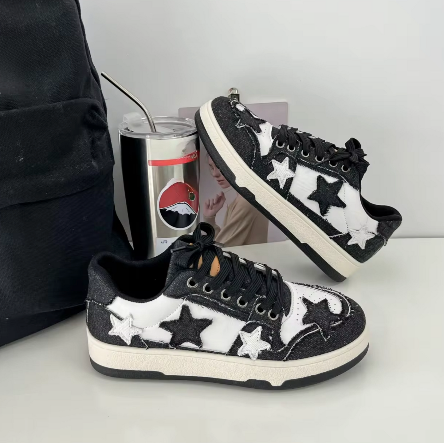 Zapatillas Mujer Punta Redonda Elegantes