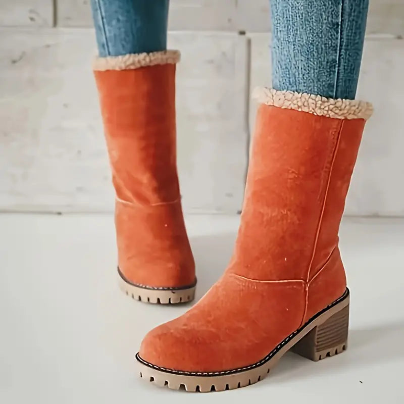 Botas Nieve Mujer Tacón Alto