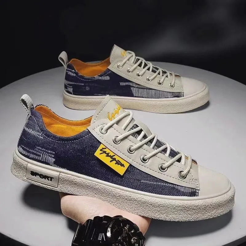 Zapatillas Hombre Deportivas Lona Urbana Modernas