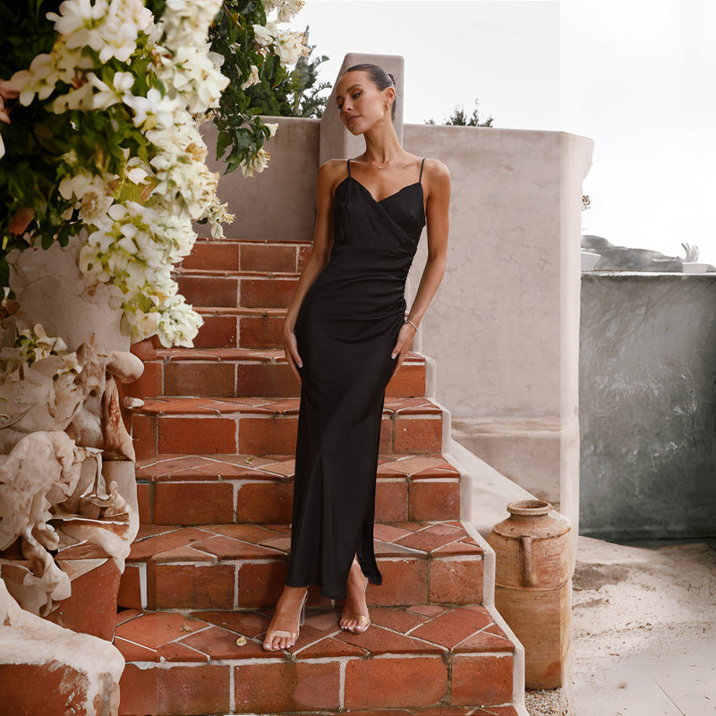 Vestido Cuerpo Slinky con Tirantes Delicados