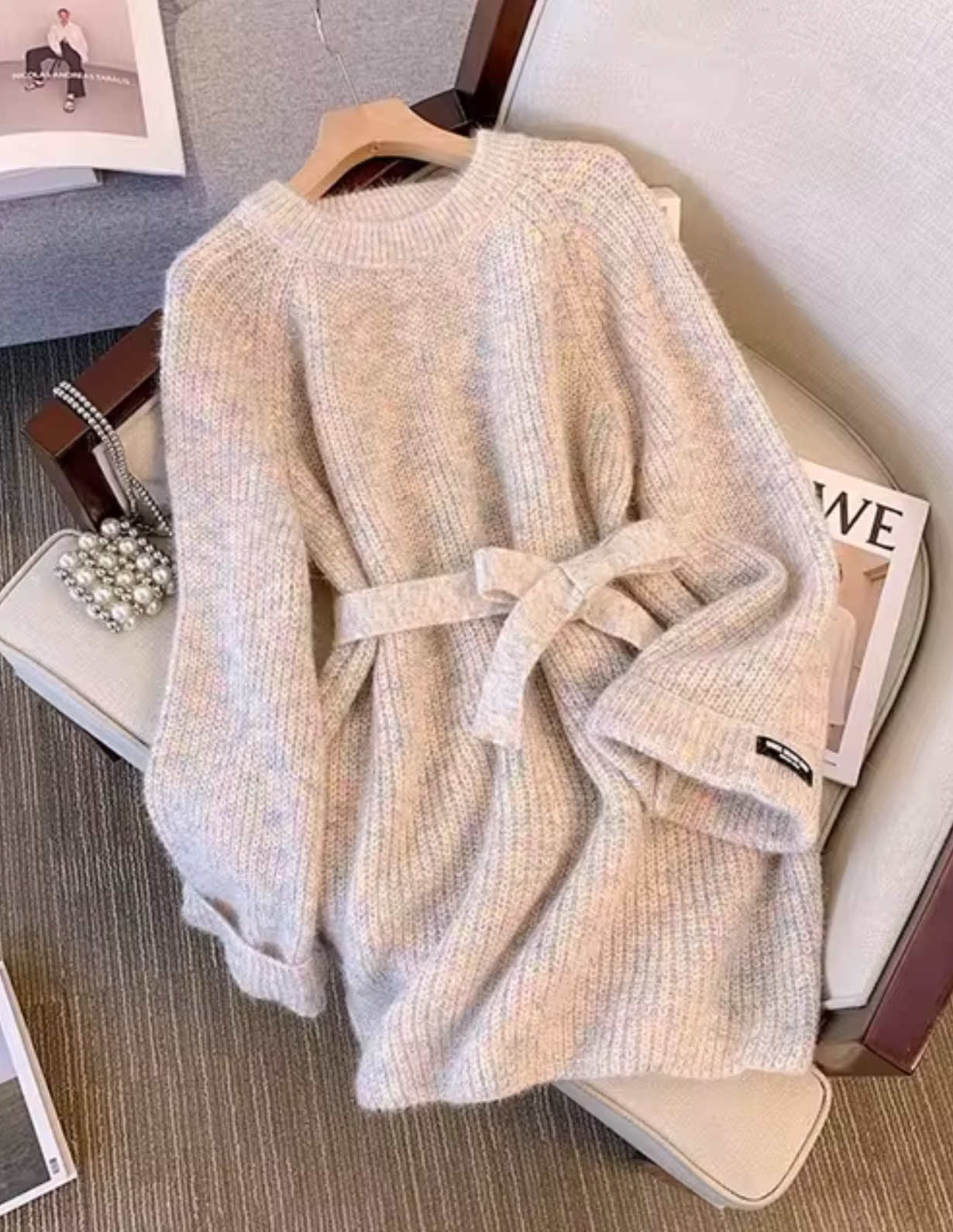 Sudadera Oversize Cuello Alto