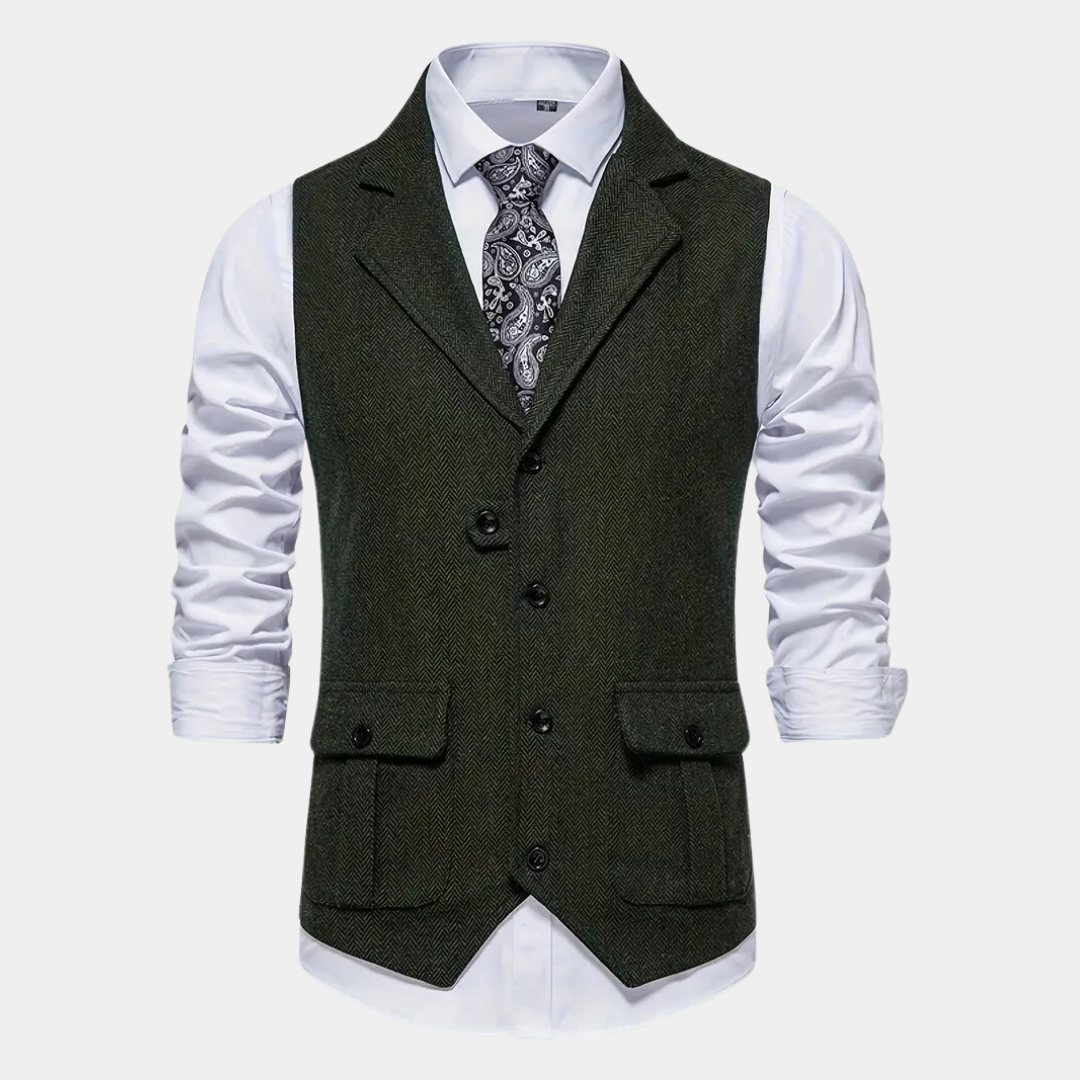 Chaleco Hombre Elegante Clásico