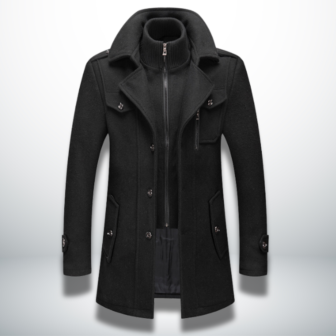 Chaquetón Hombre Clásico Cierre Botones
